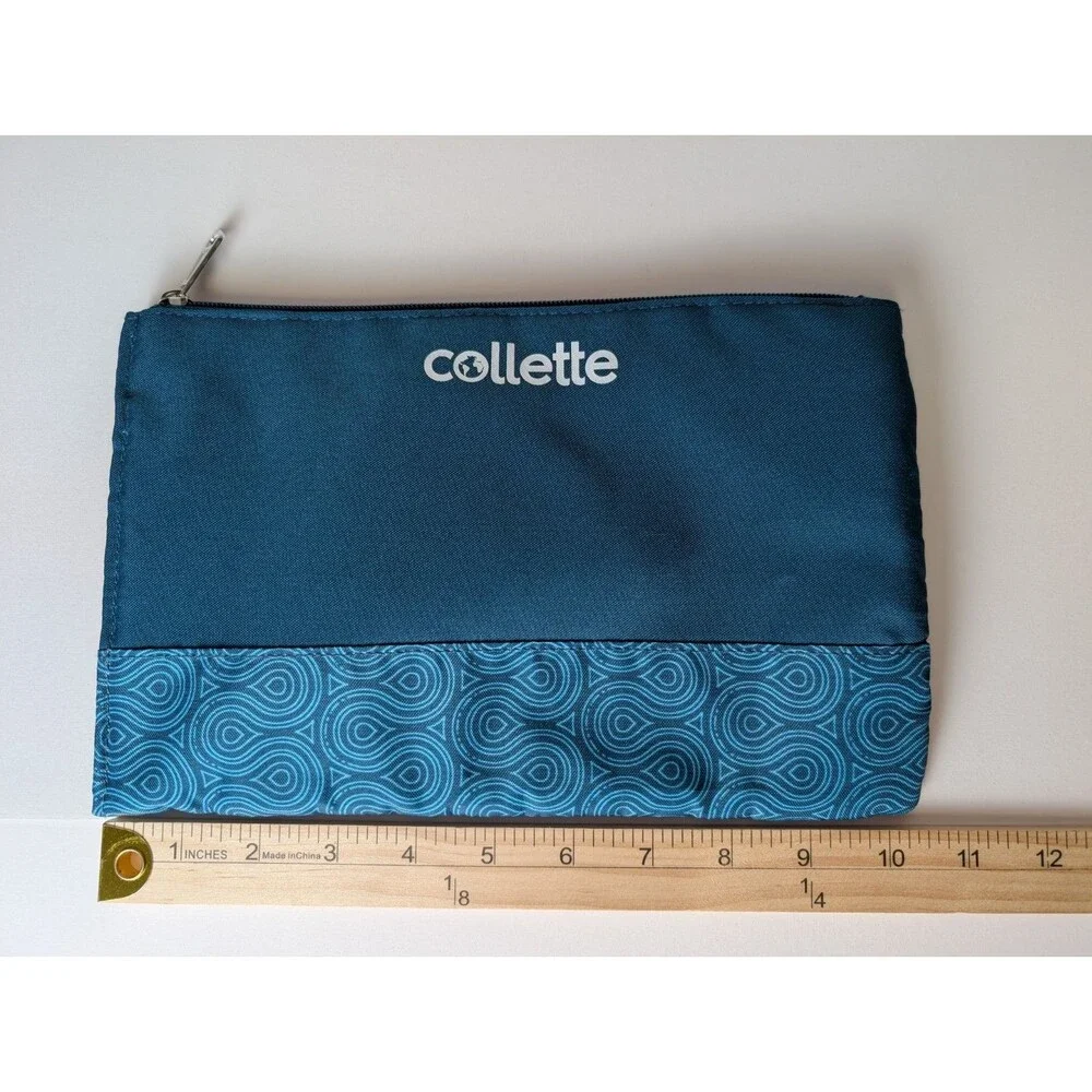 Collette Pouch Travel Make Up Accessories Interior Organization Pockets Zip Eco